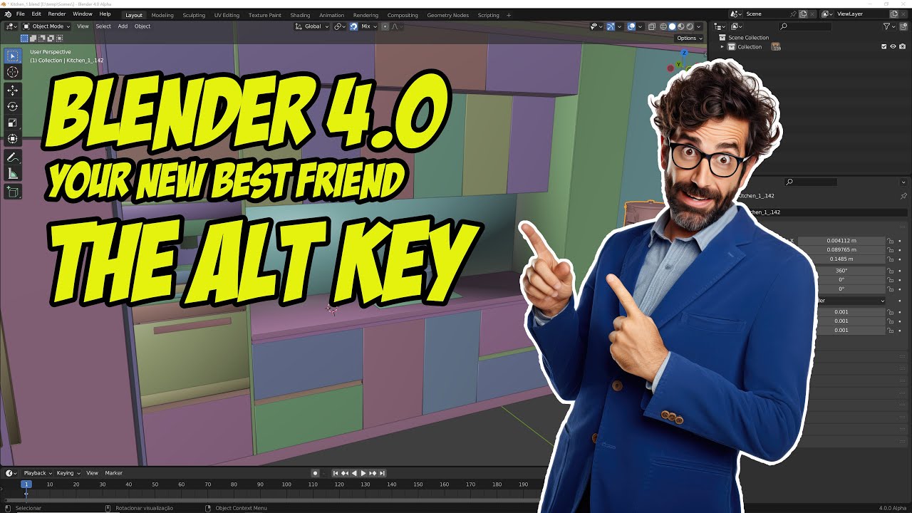 Blender 4.0: Your new best friend - The ALT KEY - YouTube