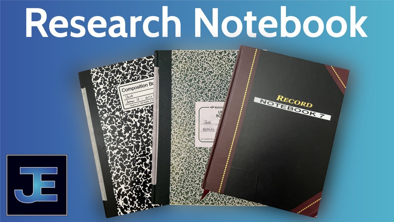 research notebook design