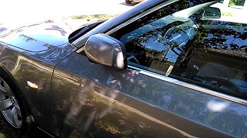 BMW E60 auto folding mirrors