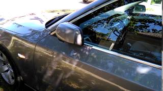 BMW E60 auto folding mirrors