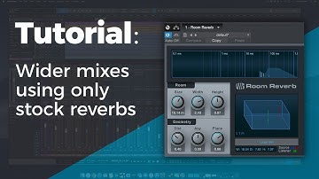 Get a WIDE mix using STOCK plugins in Studio One
