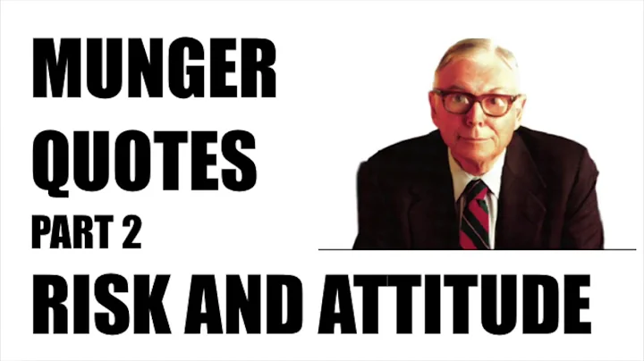 40 MUNGER QUOTES - WHAT IS INVESTMENT RISK AND ABOUT INVESTMENT ATTITUDE - PART 2