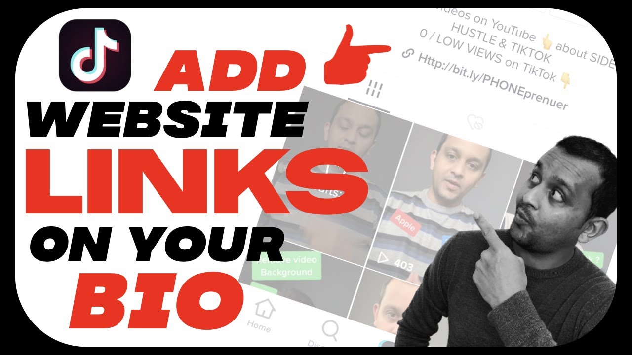 How to add a LINK to your TikTok Bio (Clickable LINK)how ...
