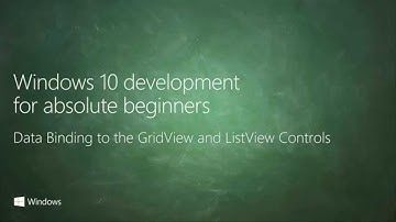 X40 - Data Binding to the GridView and ListView Controls