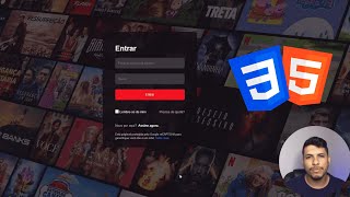 Criando Uma Tela de Login da Netflix - HTML e CSS