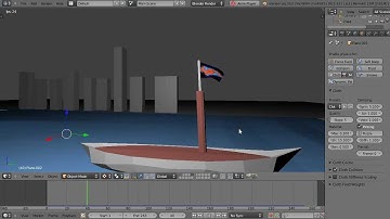 Blender 2.6 Tutorial - Making a Boat bob in the Water - Part 4