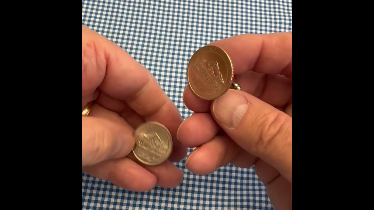 Mount Hood State Coins Cufflinks Father's Day Gift 