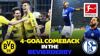 BORUSSIA DORTMUND 4-4 SCHALKE 04 | Geriausias VISŲ LAIKŲ atsigręžimas ⁉️📚 | PILNŲ ILGIS