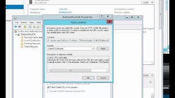 Configuring CA Hierarchy Server 2012 R2 Part1 by David Papkin