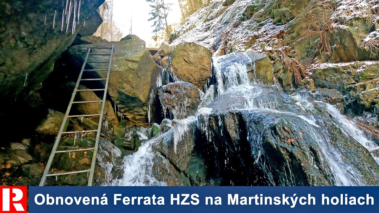 Obnovená Ferrata HZS na Martinských holiach