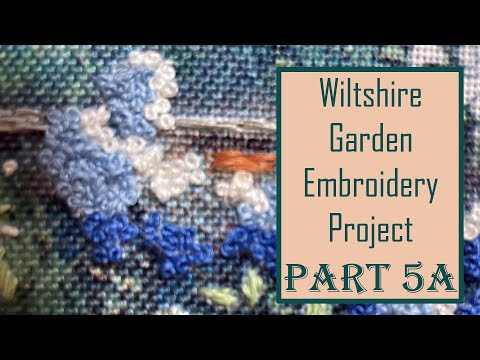 Embroider with me | Dimensions Wiltshire Garden #1396 | Part 5A