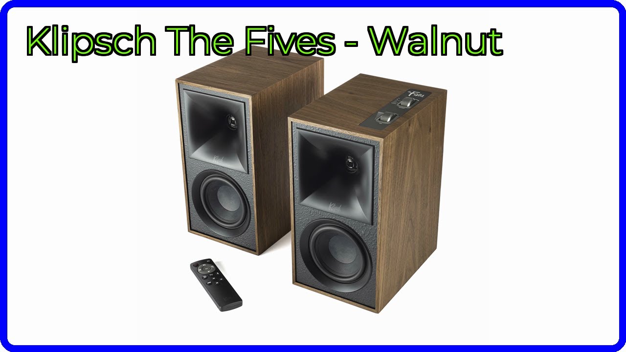 REVIEW (2025): Klipsch The Fives - Walnut. ESSENTIAL details.