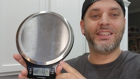 Amazon Basics Digital Kitchen Scale with LCD Display (Review)