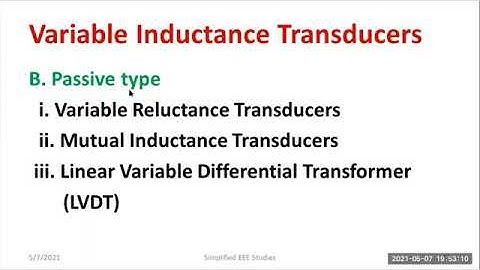 #Sensors and Transducers# lecture (11) #variable inductance transducer