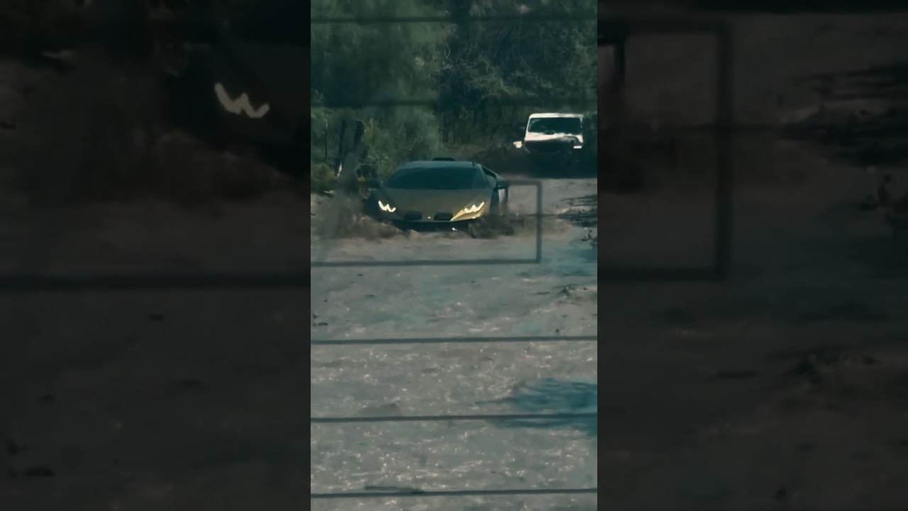 Bro Testing Lamborghini water proof. 