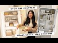 MAXIMIZING MY SMALL ENTRYWAY CLOSET W/ DIY STORAGE UPGRADES *renter-friendly makeover on a budget*