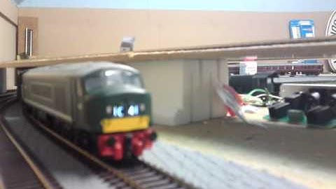 howes sound chipped class 45 PEAK layout chase video