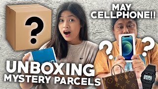 UNBOXING MYSTERY PARCELS ( nakakuha kami ng cellphone!!) | Chelseah Hilary