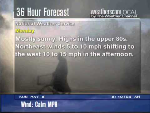 WeatherScan XL: Ringgold, GA 5/8/2011 Mothers Day Forecast