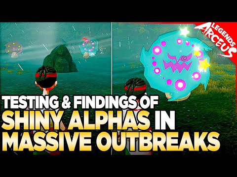 Finding How to Get Shiny Alpha Pokemon in Massive Mass Outbreaks - Pokemon Legends Arceus