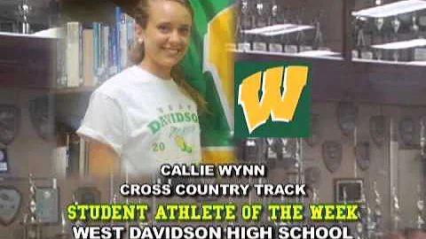 Athlete of the Week--Callie Wynn of West Davidson