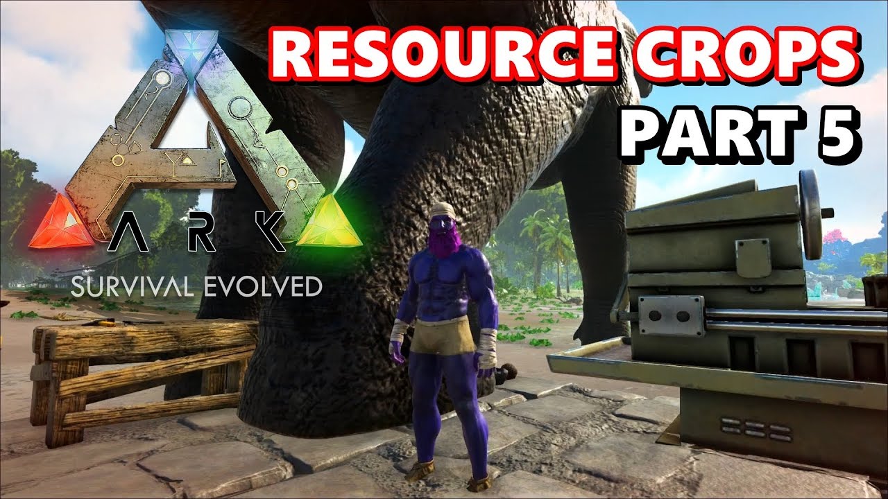 ARK: Resource Crops - Part 5 (Riding A Broken Trike) - YouTube