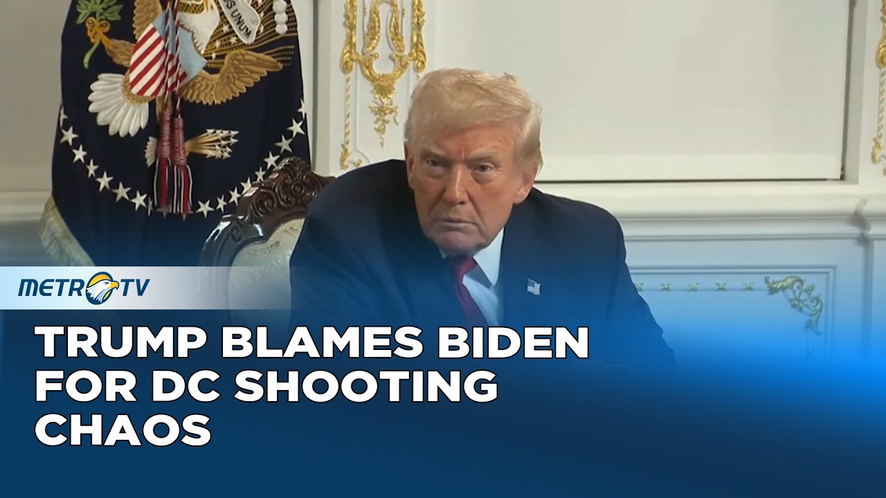 Trump Blames Biden for DC Shooting and Rising Violence