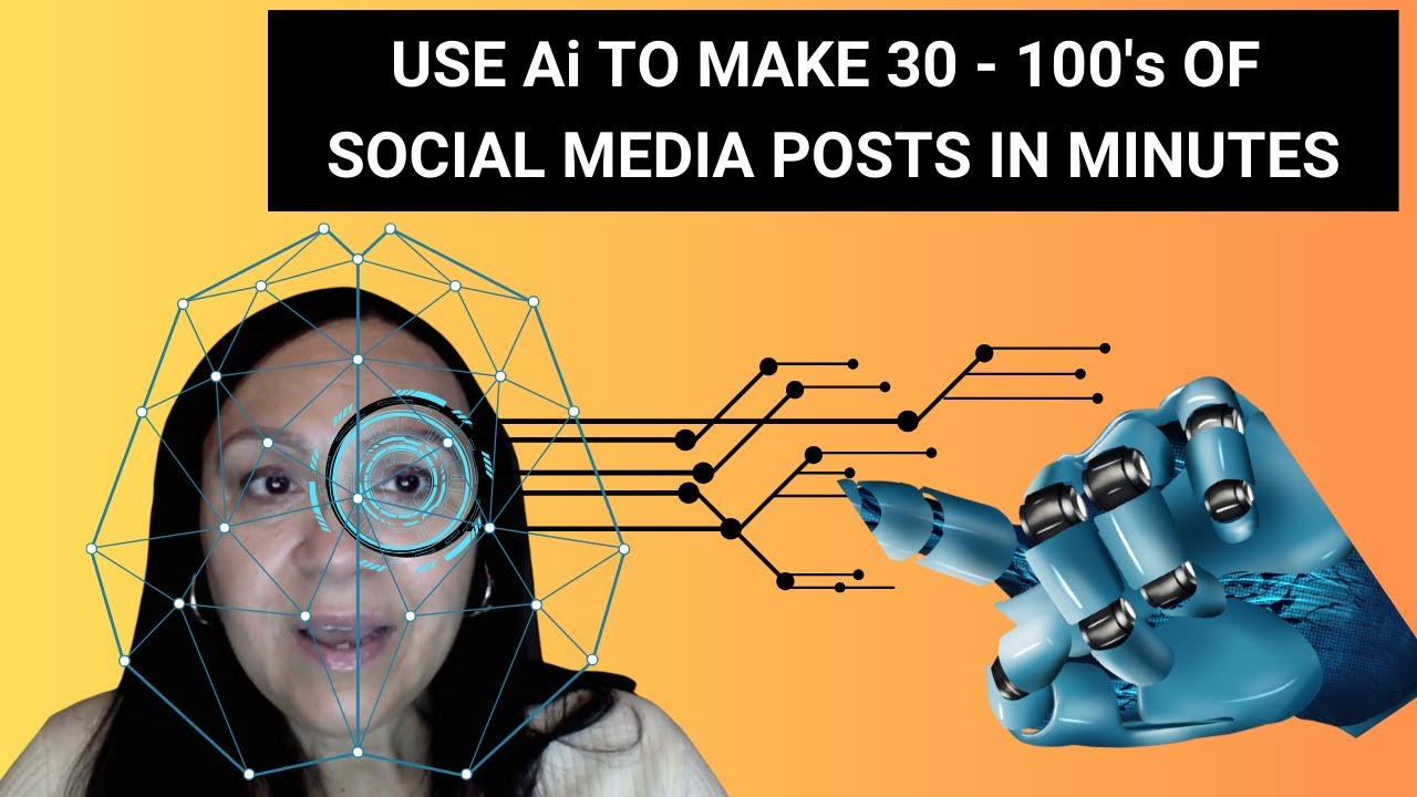 USE Ai TO MAKE 30 - 100's OF SOCIAL MEDIA POSTS IN MINUTES - YouTube
