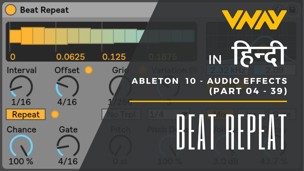 Ableton Live 10 - Audio effect - BEAT REPEAT(05-39) - YouTube