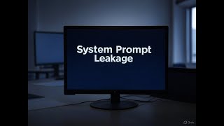OWASP Top 10 LLM07:2025 System Prompt Leakage Profile