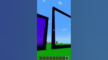 CỔNG ĐỊA NGỤC CÓ THỂ TO ĐẾN MỨC NÀO TRONG MINECRAFT #Shorts