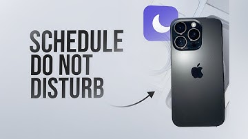 How to Schedule Do Not Disturb Mode on iPhone (tutorial)