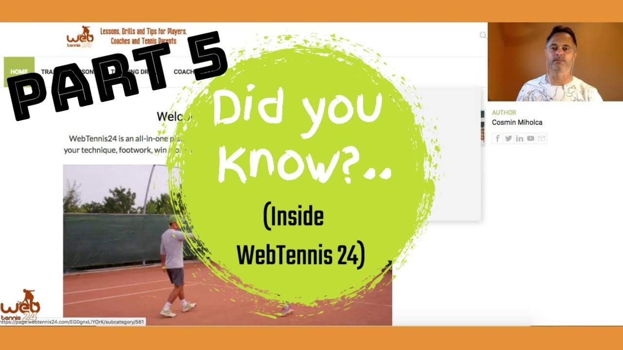 Did You Know #4: Inside WebTennis24
