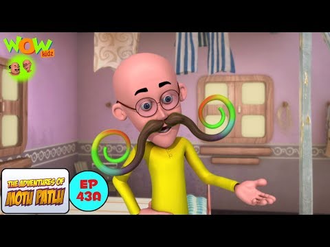 Motu Patlu Cartoons In Hindi | Animated cartoon | Patlu ki moochein | Wow Kidz