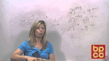 Math 102 Module 11.1 - Exponential Expressions and Solving Exponential Equations