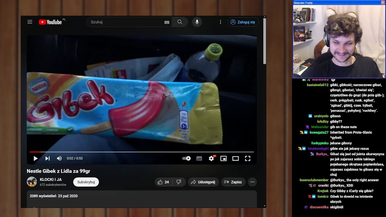 Rozkminka lodów Gibek - JCX Content Finder