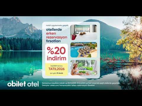Erken Rezervasyona Özel Otel Rezervasyonunda %20 İndirim