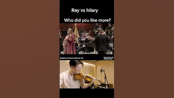 Who did you like more? #raychen #classicalmusic #violinconcerto