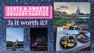 Magic Kingdom Fireworks Dessert Parties Seats & Sweets | Is it Worth it? | Happily Ever After | 2023