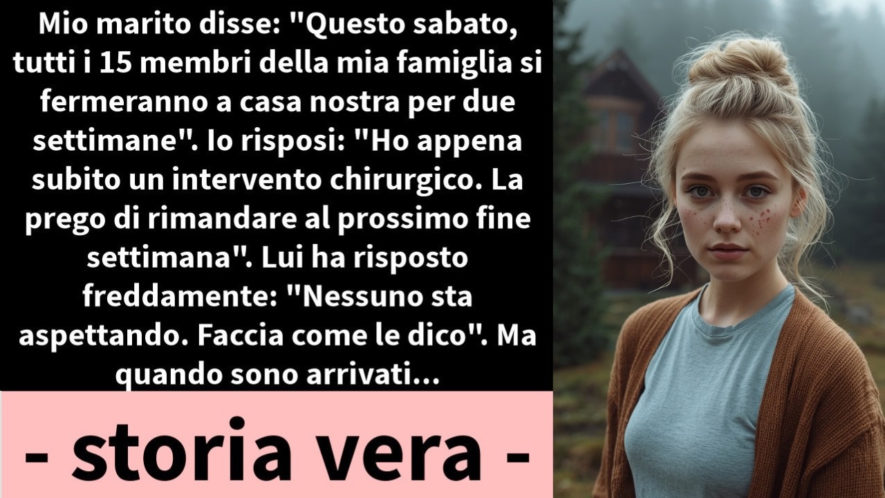 Mio marito si è fermato ai piedi del mio letto, tre giorni dopo la mia operazione, e mi ha detto: "Nessuno sta aspettando. Fai come dico io e smettila di fare tutto per te." Avevo appena subito...