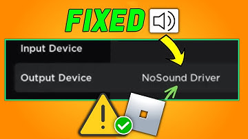 Fixed : Roblox No Sound Driver Error (2024 Updated)