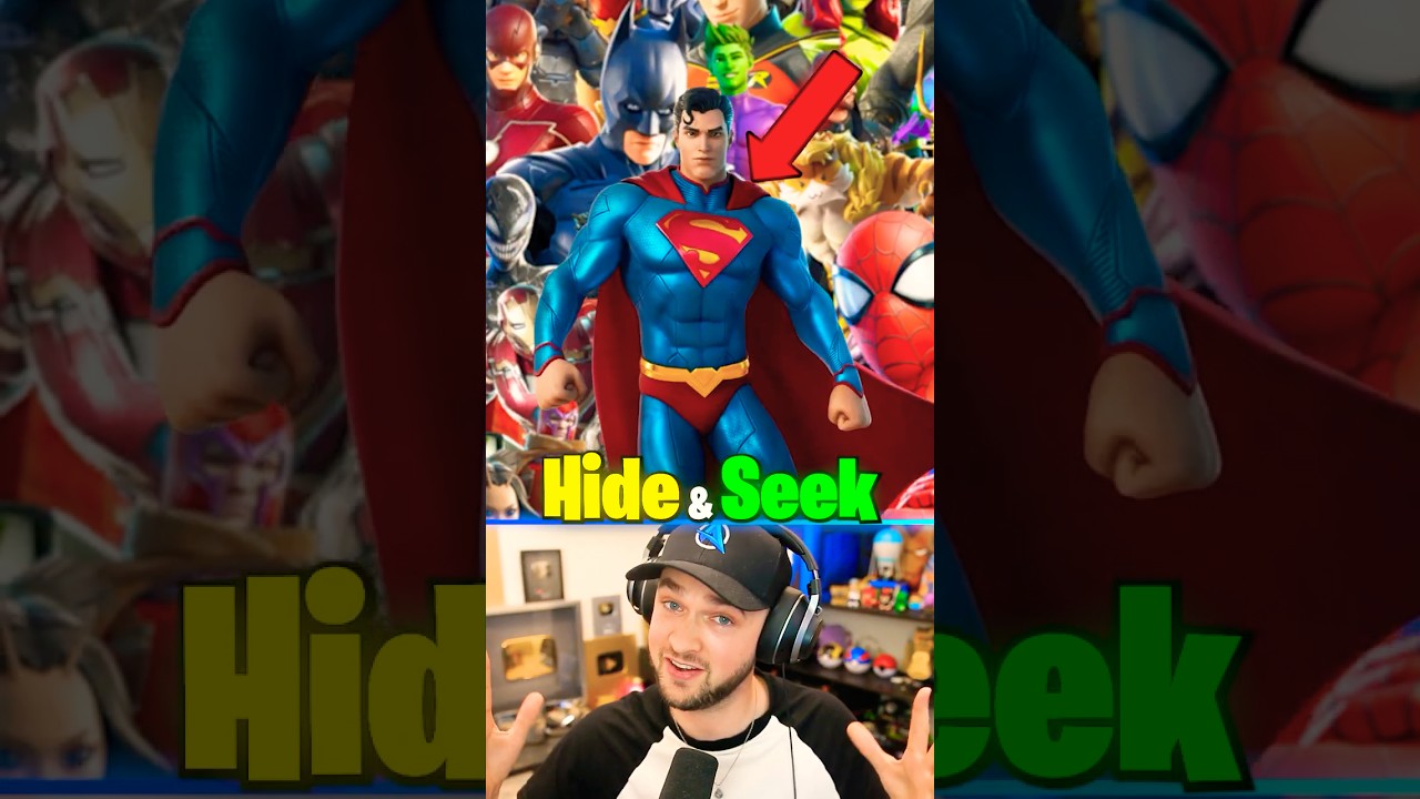 Can You FIND Superman? (Hide & Seek) 🦸‍♂️