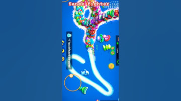 Sanek io game video |❤️ worms zone highest score !🐍 giant Slither sanek gameplay?  #shorts