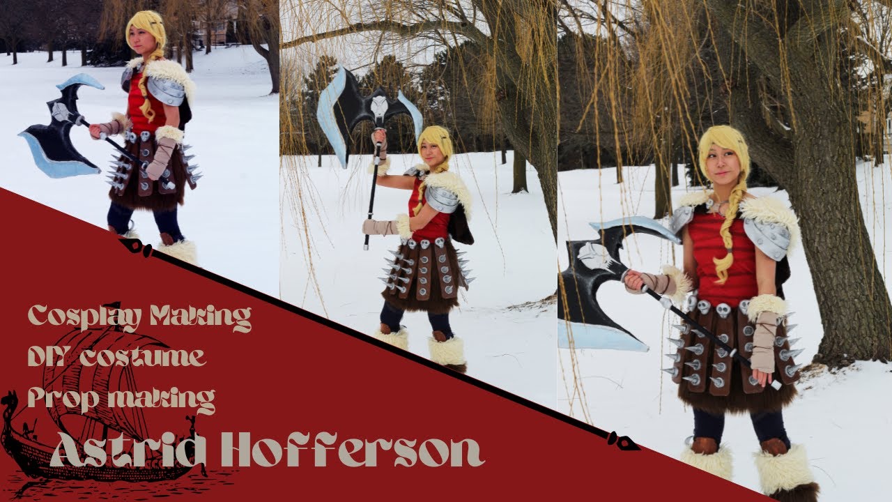 DIY Astrid HTTYD 2 cosplay - How to Train Your Dragon 2 - YouTube
