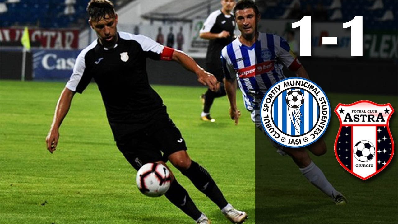 Telekom Sport: Poli Iasi - Astra 1-1 (Liga 1, editia 2018-2019, et 2) sports news