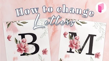 How to change the Letter on the Covers - Planify Pro