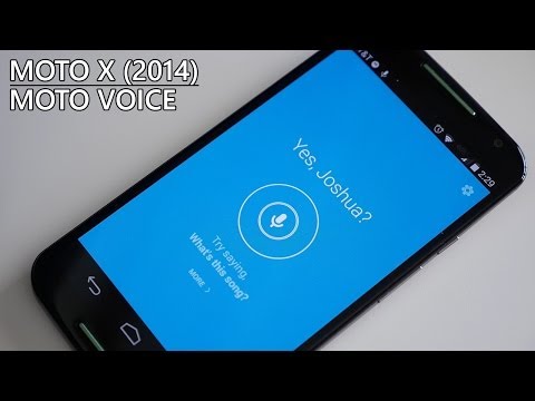 Moto X (2014): Moto Voice Setup