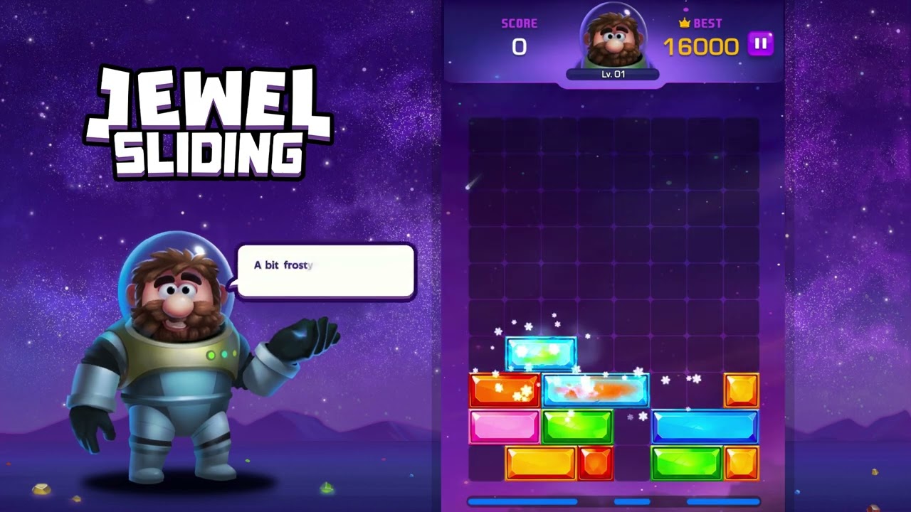 Jewel Sliding™ Puzzle Game YouTube