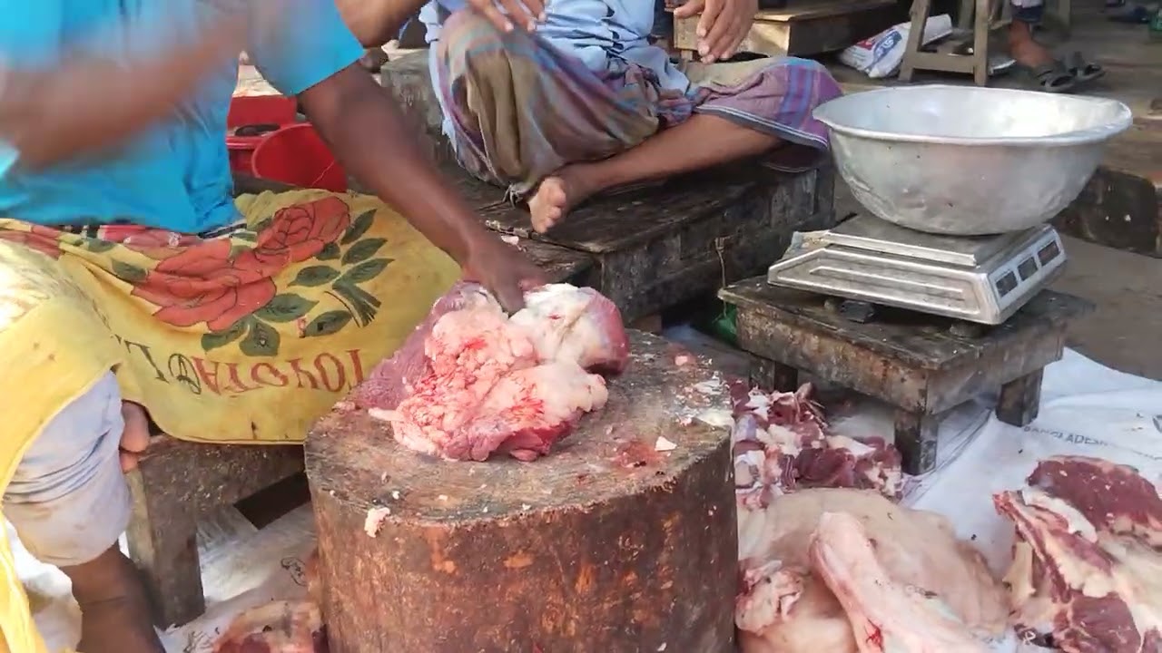 Professional Meat Cutting Skills  Sharp Knife Butchering & Satisfying Cutting