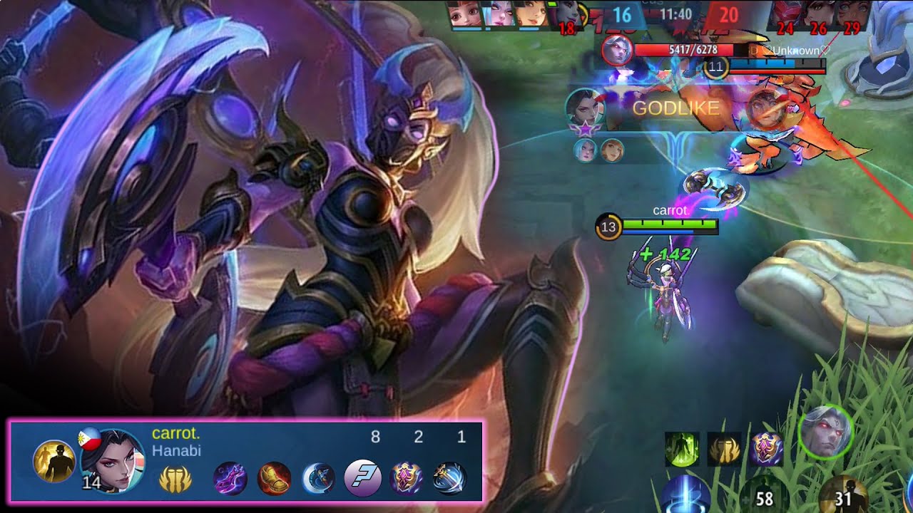 HANABI | LATE GAME HERO | EPIC SKIN